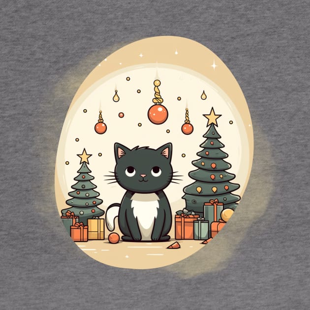 Christmas Cat 🎄🐈‍⬛ by Bread Brothers Graphics